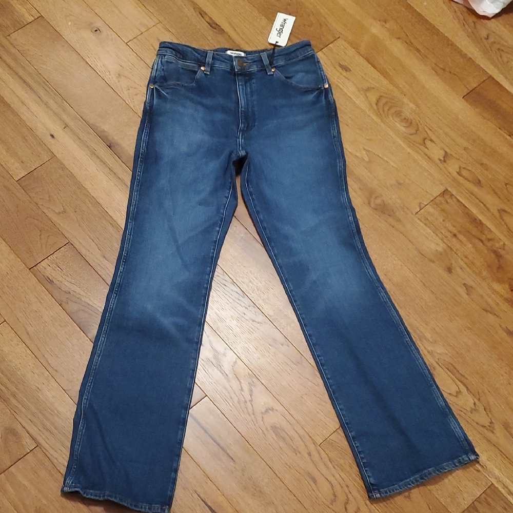 Wrangler Dark Blue Flare Jeans